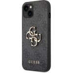 Pouzdro Guess iPhone 14 Plus 4G Big Metal Logo šedé