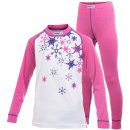 Dětská tepláková a sportovní souprava Dětské funkční termoprádlo set Craft Kids Active pink star