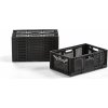 Úložný box AJ Produkty Skládací přepravka 600x400x230 mm černá bal.10 ks