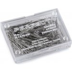 Celokovové špendlíky délka 26 mm nerezové Varianta: barva nikl, Balení: 1 krab. – Hledejceny.cz