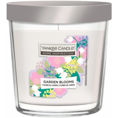 Yankee Candle Vonná svíčka ve skle Home Inspiration Garden Blooms, 200 g – Zboží Dáma