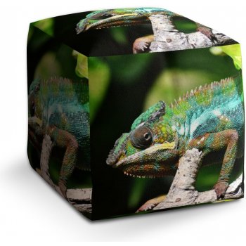 Sablio taburet Cube chameleon 40x40x40 cm