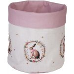 Pytlík / ošatka na pečivo s velikonočním zajíčkem Easter Vintage Ears – 15x16 cm – Zboží Mobilmania