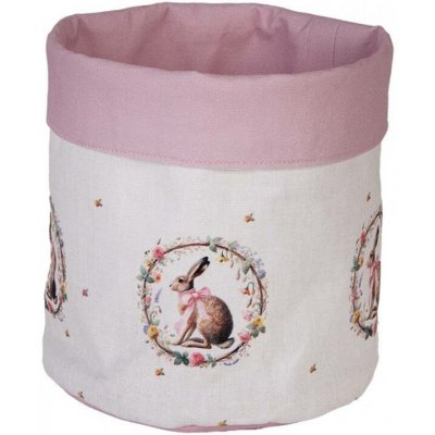 Pytlík / ošatka na pečivo s velikonočním zajíčkem Easter Vintage Ears – 15x16 cm – Zboží Mobilmania