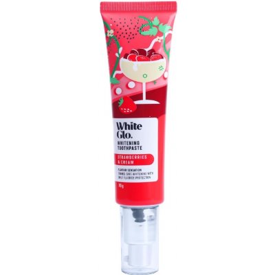 White Glo Strawberries & Cream pro bělení zubů 70 g – Hledejceny.cz