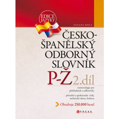 Kniha Česko-španělský odborný slovník, 2. díl - KEJ174 – Zboží Mobilmania