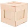 Úložný box ČistéDřevo dřevěný box 20 x 20 cm