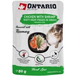 Ontario Herb Cat Chicken with Shrimps 80 g – Hledejceny.cz