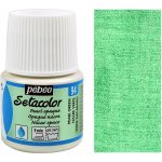 Barva na textil PEBEO Setacolor Opaque Pearl 45 ml Pearl Green – Zboží Dáma