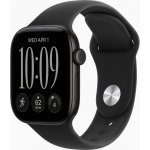 Apple Watch Series 12 46mm černý hliník s černým sportovním řemínkem M/L MJEL4RK/A – Zboží Živě