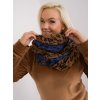 Šátek šátek s leopardím vzorem at-km-s-6121-dark blue