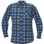 Cerva Saturn flanelová košile modrá – Sleviste.cz