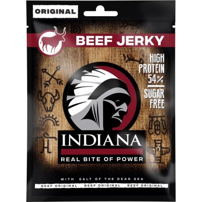 Indiana Jerky Original Sušené maso hovězí natural 25 g – Zboží Mobilmania