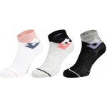 Lotto Squash 3P dívčí ponožky černá – Zboží Dáma