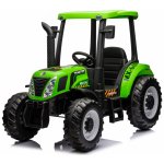 Mamido Dětský elektrický traktor Strong 24V 2x200W zelená