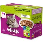 Whiskas mixovaný výběr v želé pro dospělé kočky 48 x 100 g – Zbozi.Blesk.cz