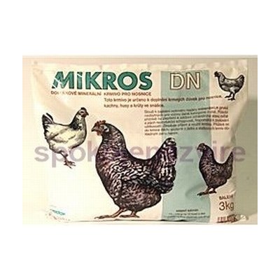 Mikros DN pro nosnice plv 3 kg – Zbozi.Blesk.cz