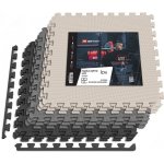 Hop-Sport Eva Podložka puzzle 60 x 60 x 1 cm černo / bílo / šedá 9ks – Zboží Mobilmania