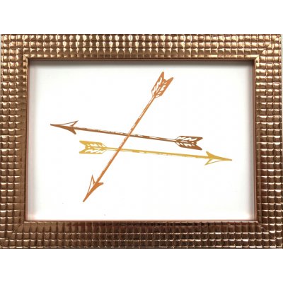 Bondecor Fotorám plastový PLF 1913 - strukturovaný měděný Barva: Měď, Velikost: 10x15 – Zboží Mobilmania