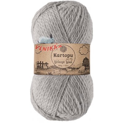 Kartopu Příze Melange Wool Varianta: K1000 – Sleviste.cz