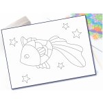 Radost v písku Šablona na pískování rybička A6 – Zboží Mobilmania