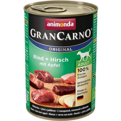 Animonda Gran Carno Adult jelení & jablka 12 x 400 g – Zboží Mobilmania