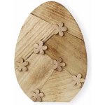 Lepaso Vajíčko dřevo 21,5cm natural – Hledejceny.cz