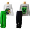 Dětské pyžamo a košilka Fashion UK dětské pyžamo Minecraft bílá