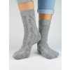 Noviti SW 002 W 05 dámské ponožky světle šedý melanž