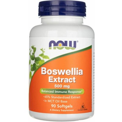 Now Foods Boswellia Extract 500 mg 90 softgel kapslí – Hledejceny.cz