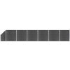 Branka Prolenta Maison Exclusive Set plotového dílce WPC 1138 x (105–186) cm černý