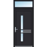 OknaDvereNaMiru.cz Vchodové dveře INOX 1828 + Nadsvětlík 90 x 220 cm – Hledejceny.cz