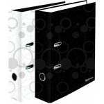 Karton P+P pákový pořadač Black & White A4 8 cm bílý – Zboží Živě