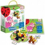 Švéd Vzdělávací hra se suchým zipem máma a dítě – Zbozi.Blesk.cz