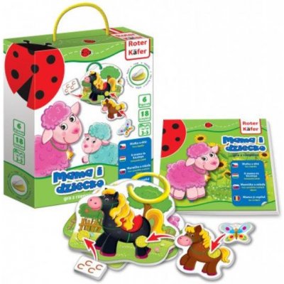 Švéd Vzdělávací hra se suchým zipem máma a dítě – Zbozi.Blesk.cz