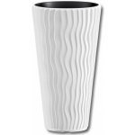 Prosperplast SANDY Slim květináč vysoký 29,7 cm bílý – Hledejceny.cz