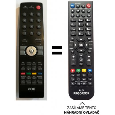 Dálkový ovladač Predátor AOC L42HA91 – Zboží Živě