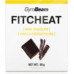 Gymbeam Proteinová čokoláda Fitcheat hořká čokoláda vanilka 80 g – Zboží Mobilmania