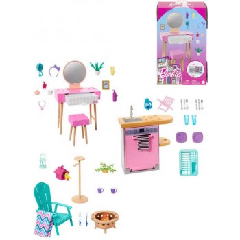 Mattel Barbie stylový nábytek HJV32 kuchyňský dřez