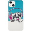 Pouzdro a kryt na mobilní telefon Apple PROTEMIO 34162 ART TPU svítící obal Apple iPhone 13 DOG