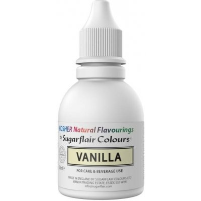 Koncentrované přírodní aroma Sugarflair 30 ml Vanilka – Sleviste.cz