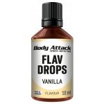 Body Attack Flav Drops ochucovací kapky bez kalorií, Vanilka 50 ml – Zboží Mobilmania