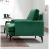 Křeslo Atelier del Sofa Wing Chair Papira Armchair Green