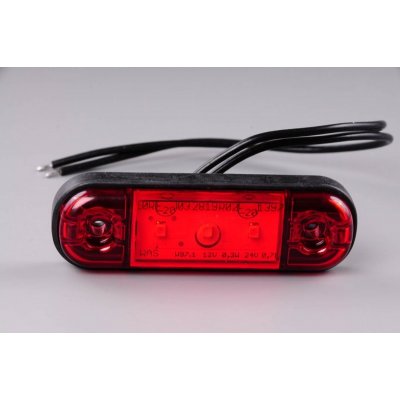 světlo poziční W97 LED 12+24V červené – Zboží Mobilmania