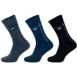 Novia ponožky froté vzor modrá