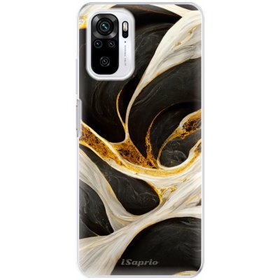 Pouzdro iSaprio - Black and Gold - Xiaomi Redmi Note 10 / Note 10S