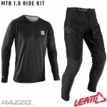 Leatt MTB Gravity 1.0 Ride Kit Ghost Black 2026 Komplet – Hledejceny.cz