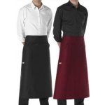 Egochef Barmanská zástěra do pasu černá bordó černá E-6108002C – Hledejceny.cz