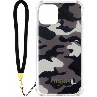 Pouzdro Guess iPhone 12/12 Pro Camo Collection černé – Hledejceny.cz