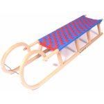 Bohemia Sport sáně dřevěné ROHAČKY 150 červeno-modrá – Zboží Dáma